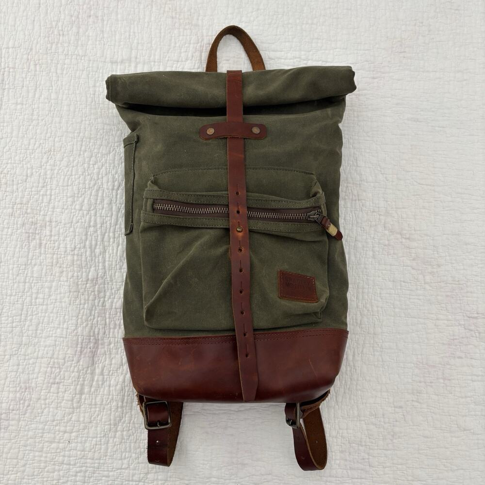 Bradley Mountain The Biographer Waxed Canvas Backpack